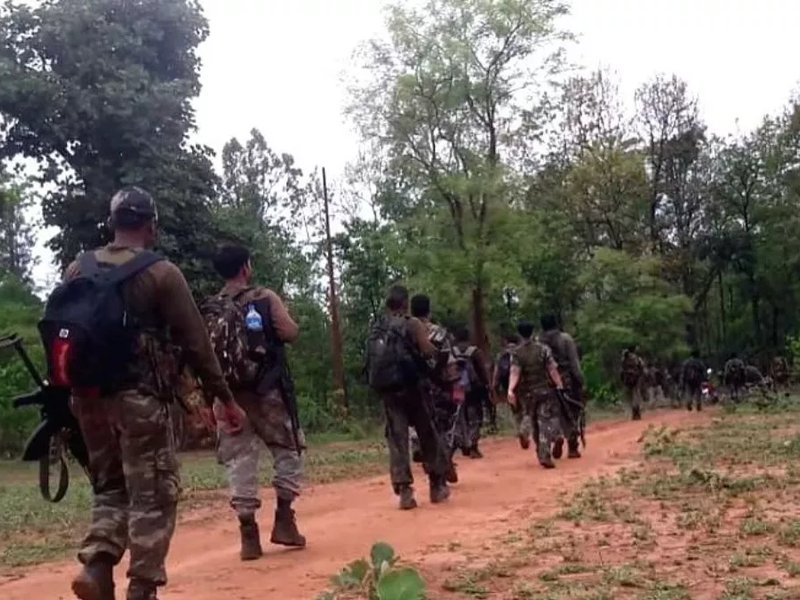 Anti-LWE operation: Security forces recover six Maoists' bodies; cache of weapons seized