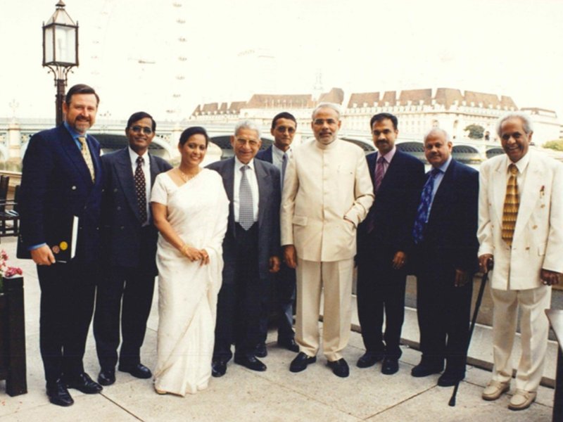 When Narendra Modi, as Gujarat CM, visited UK to thank diaspora for assistance during Bhuj quake
