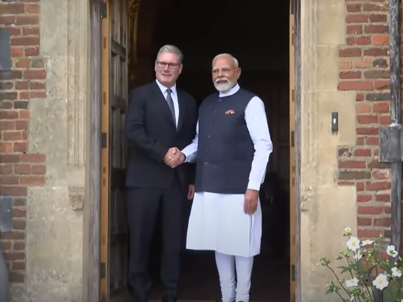 PM Modi meets Keir Starmer ahead of key FTA deal signing