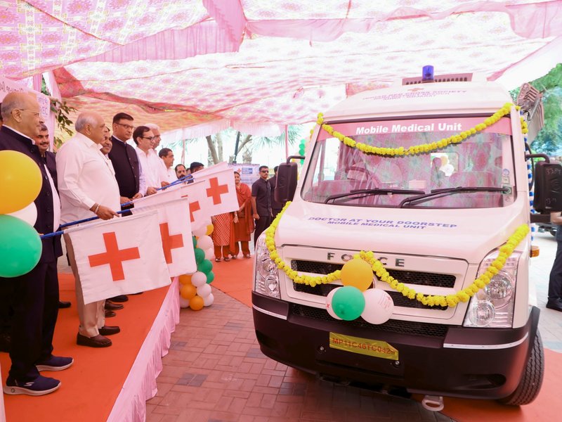 Gujarat CM Bhupendra Patel flags off mobile medical vans for tribal districts