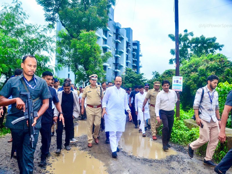 Maha Dy CM visits Hinjewadi IT Park, directs administration to address issues on priority basis