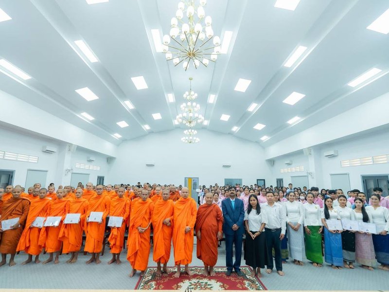 150 students graduate from India-supported IT centre at Cambodia's Buddhist University