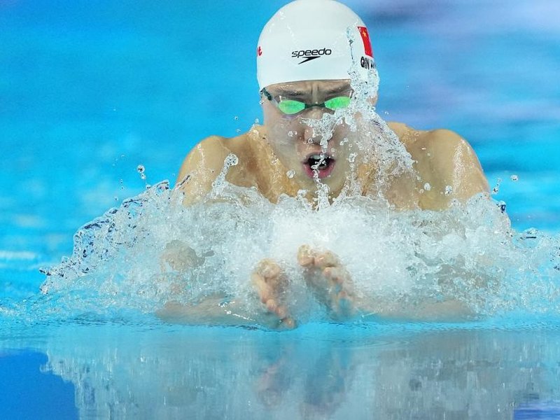 Qin Haiyang wins China's first swimming gold at the World Aquatics Championships 2025 in Singapore on Monday. Photo credit: Xinhua