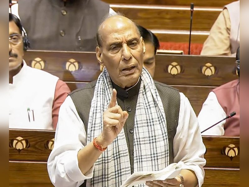 Three Pahalgam attackers killed in joint operation: Rajnath Singh in RS