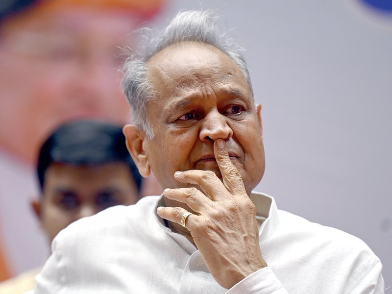 Gehlot questions EC's impartiality, accuses poll panel of bias