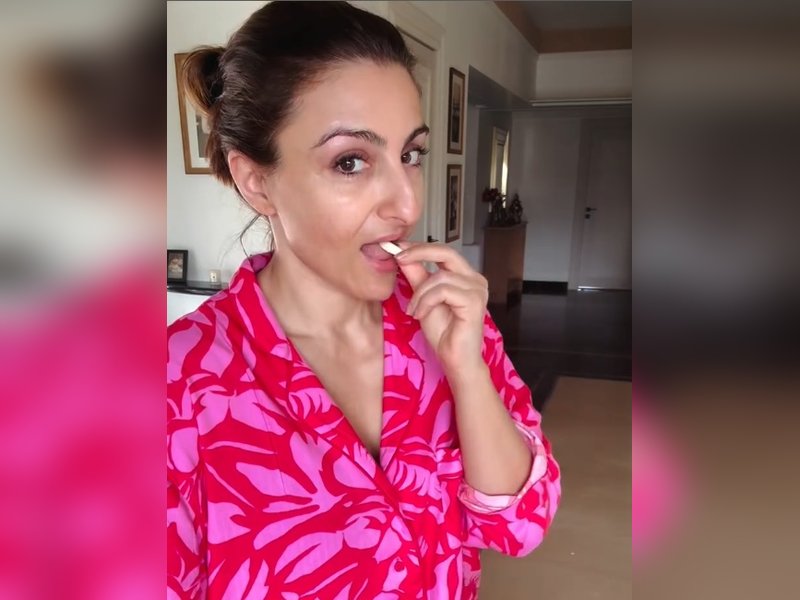Soha Ali Khan reveals why she starts her morning with ‘raw garlic’ 