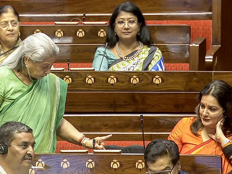 ‘Don’t control me’: Jaya’s snap leaves Priyanka Chaturvedi smiling, Rajya Sabha stunned