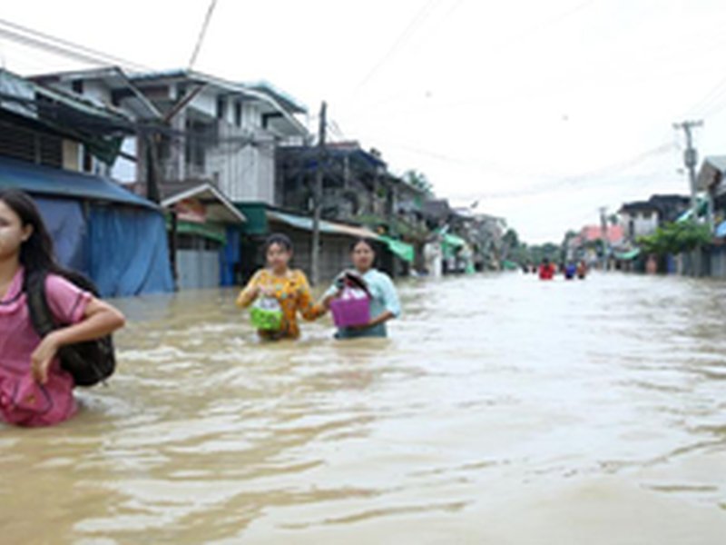 Over 10,000 people evacuated in southern Myanmar due to flooding