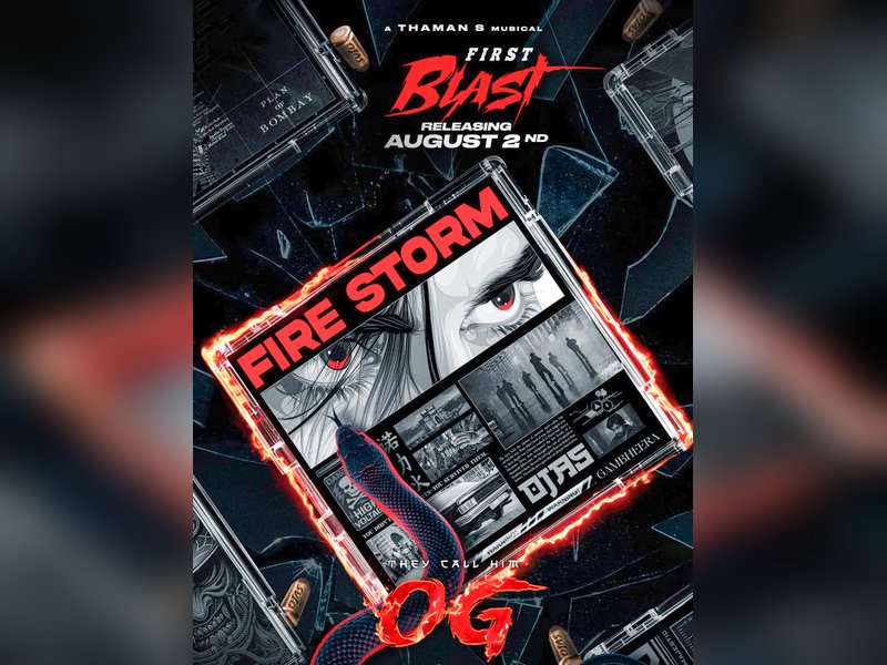 First single 'Fire Storm' from Pawan Kalyan’s action spectacle 'They Call Him OG' to release on August 2