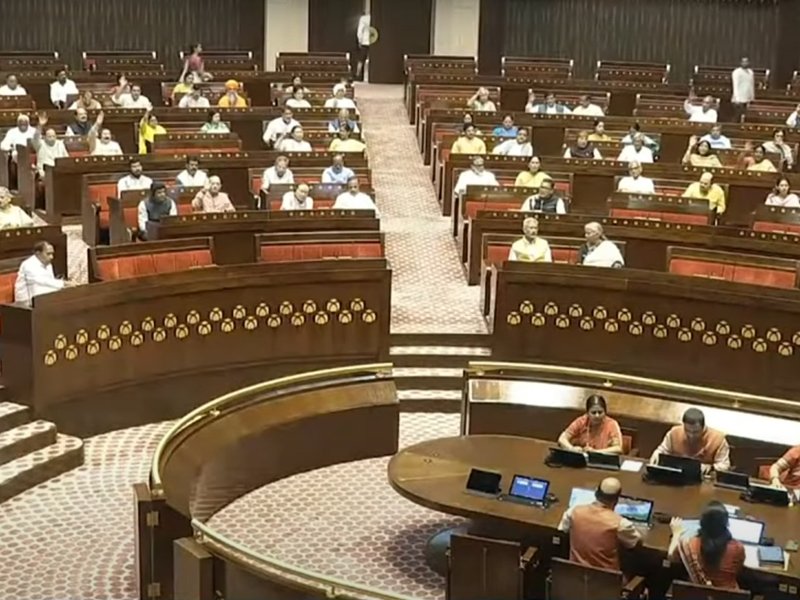 Slogans drown debate, Rajya Sabha adjourned till August 4