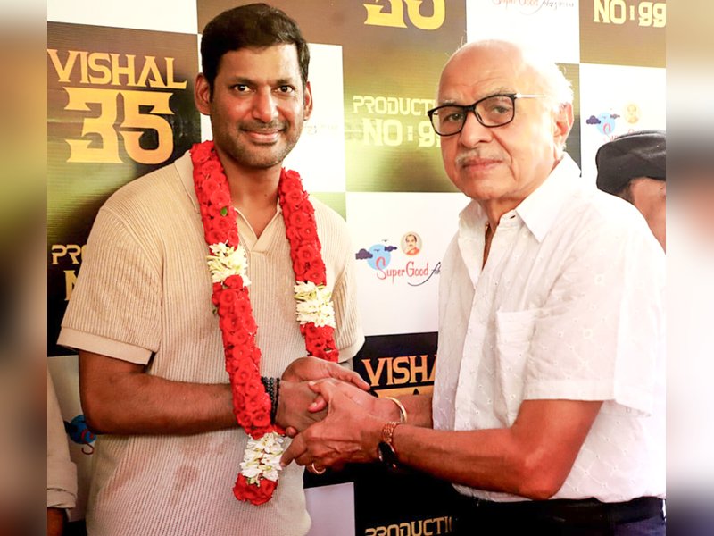 Vishal begins shooting for director Ravi Arasu's film in Chennai	