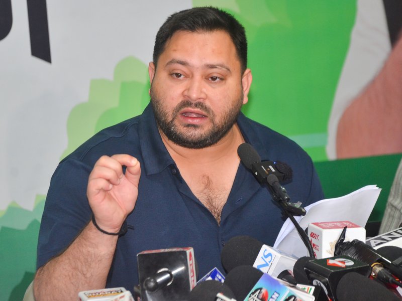 Tejashwi Yadav’s name missing from voter list, sparks political storm in Bihar