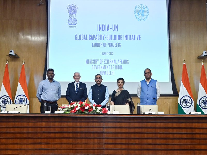 India-UN launch first phase of global capacity-building projects to boost South-South cooperation