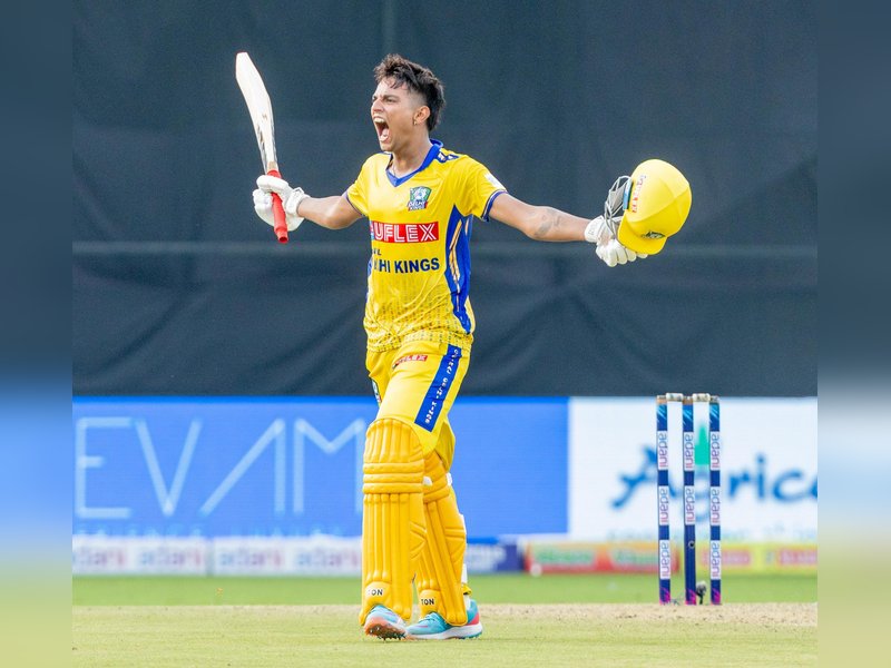 Yash Dhull smashes first ton of season to power Central Delhi Kings to victory in the Delhi Premier League (DPL) at the Arun Jaitley Stadium in New Delhi on Sunday. Photo credit: DPL