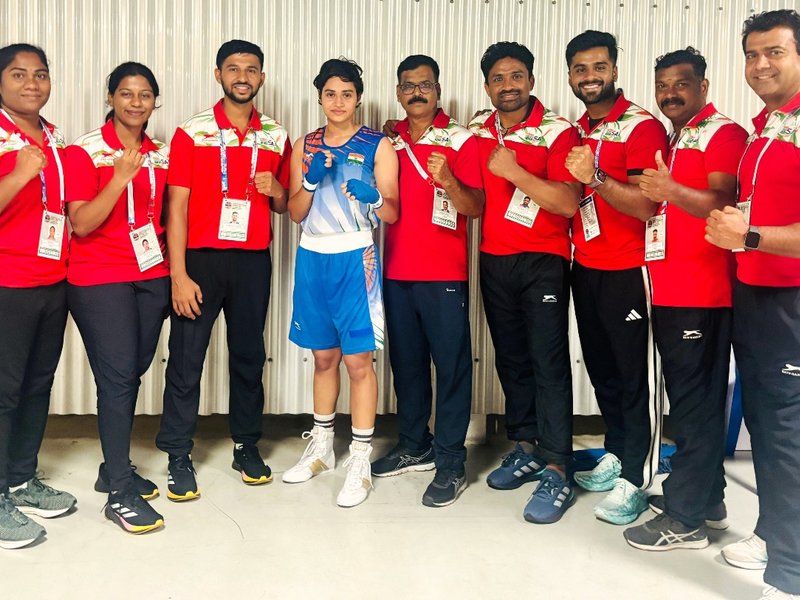 Bhawna Sharma, Yatri Patel reach semis, assured of medals in the U22 Asian Boxing Championships 2025 in Bangkok, Thailand, on Sunday. Photo credit: BFI