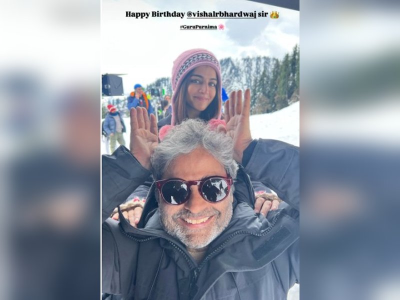 Wamiqa Gabbi wishes ‘Guru’ Vishal Bhardwaj on 60th birthday
