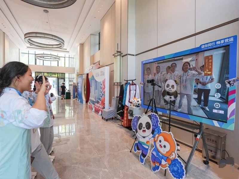Chengdu to host 'best World Games in our life', says International World Games Association (IWGA) president Jose Perurena Lopez two days ahead of the games in Chengdu. Photo credit: Xinhua