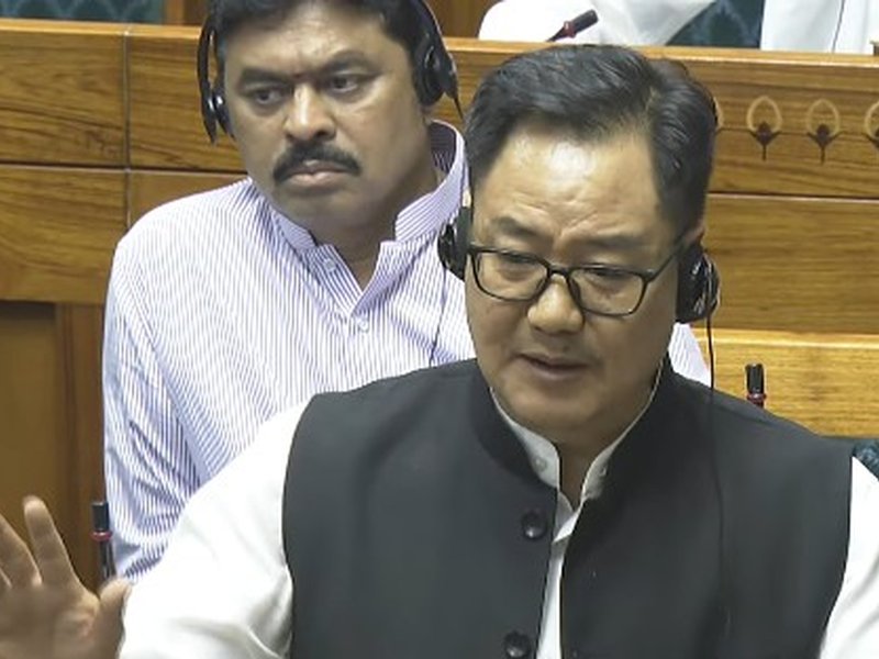 SIR cannot be discussed as the matter is sub-judice: Kiren Rijiju in LS