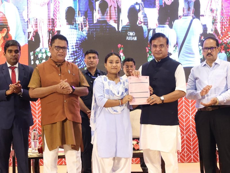 Assam CM Himanta Biswa Sarma launches second phase of 'Nijut Moina' scheme to empower girl students