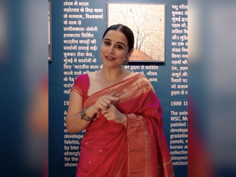 Vidya Balan urges support for Indian weavers on National Handloom Day: ‘Embrace our cultural heritage’