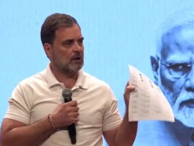 Rahul Gandhi blames Election Commission for colluding with BJP (Photo Source- Congress X)