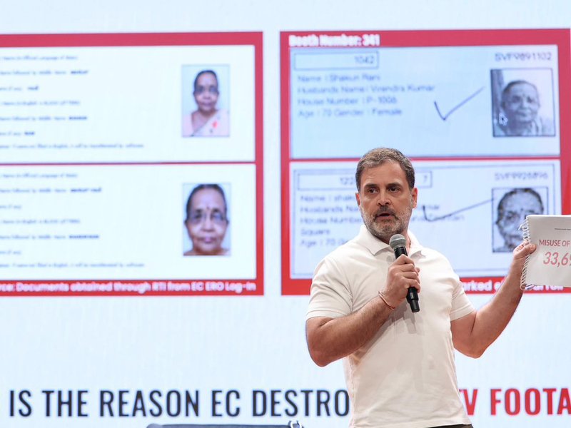 BJP accuses Rahul Gandhi, Congress of using Myanmar-made 'vote-theft' PDFs