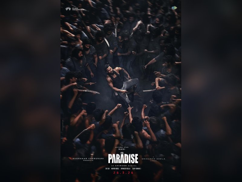 Second poster of Nani as Jadel from 'The Paradise' released; The world may be against him but Nani will face it alone, says director Odela