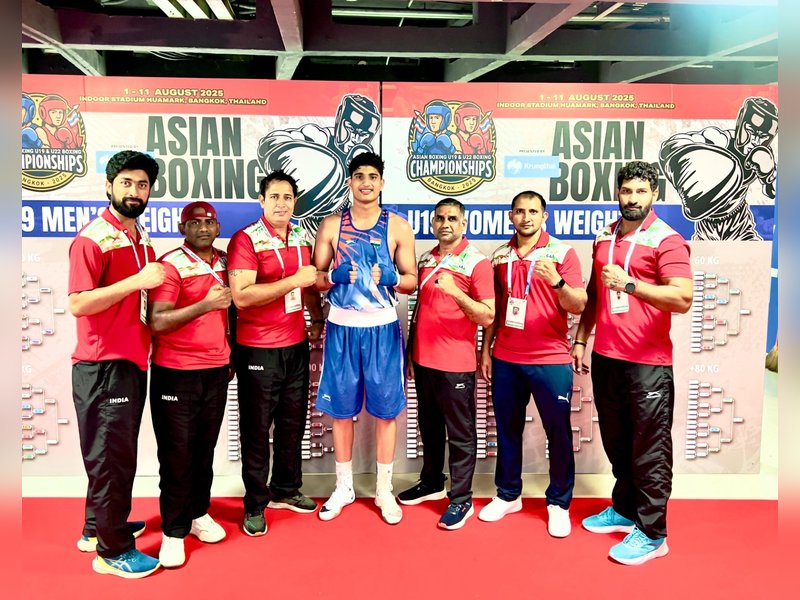 Ten Indian boxers book berths in finals at the U19 Asian Boxing Championships 2025 in Bangkok, Thailand, on Friday. Photo credit: BFI