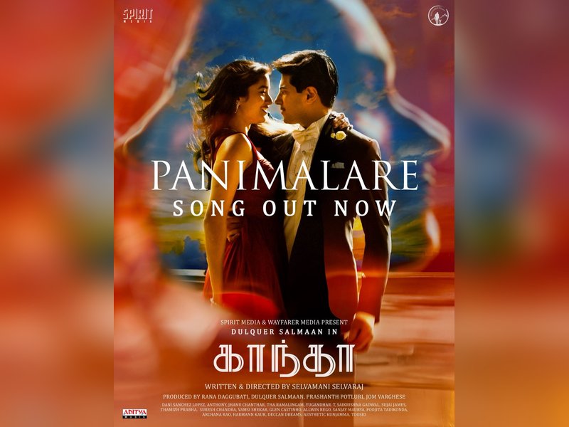 First single 'Panimalare' from Dulquer Salmaan's much-awaited period drama 'Kaantha' released