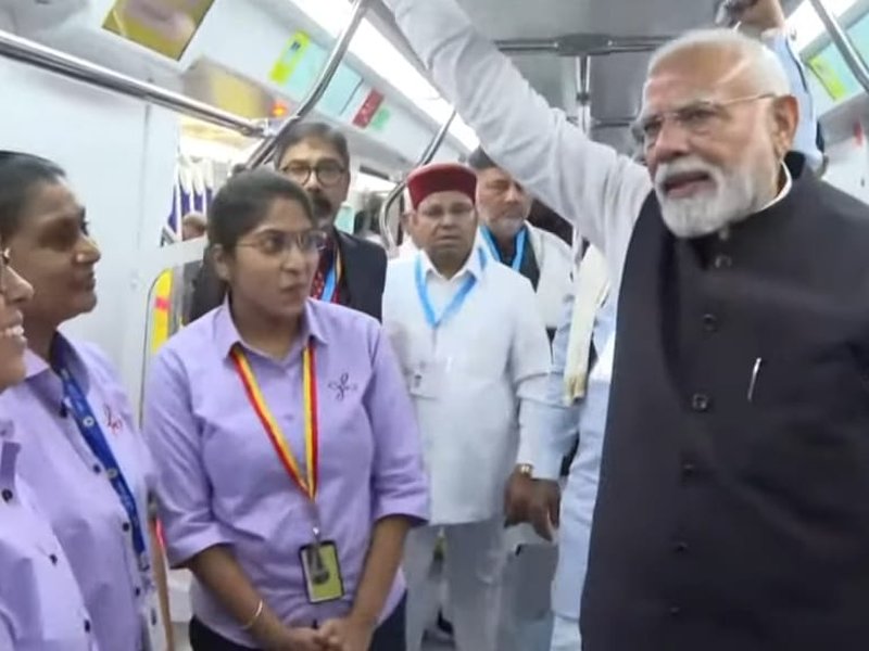 Bengaluru: PM Modi takes Metro ride with students, indulges in candid conversation