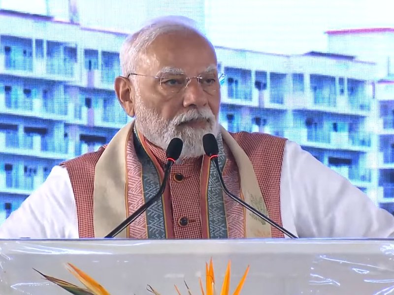 While building new residences for MPs, poor also get homes through PM Awas Yojana, says PM Modi