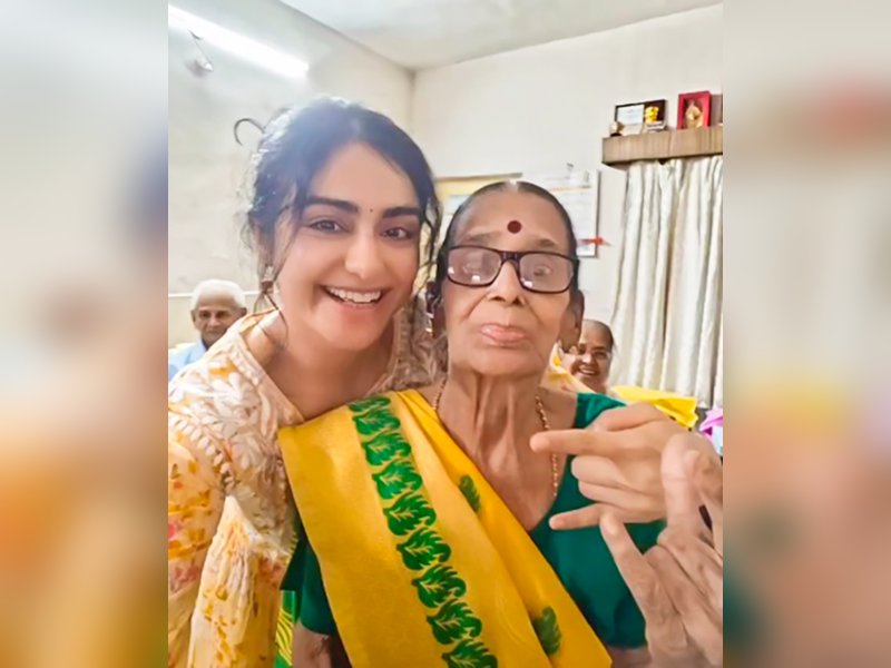 Adah Sharma turns cinematographer for her Naani's 'sweet 16th birthday'