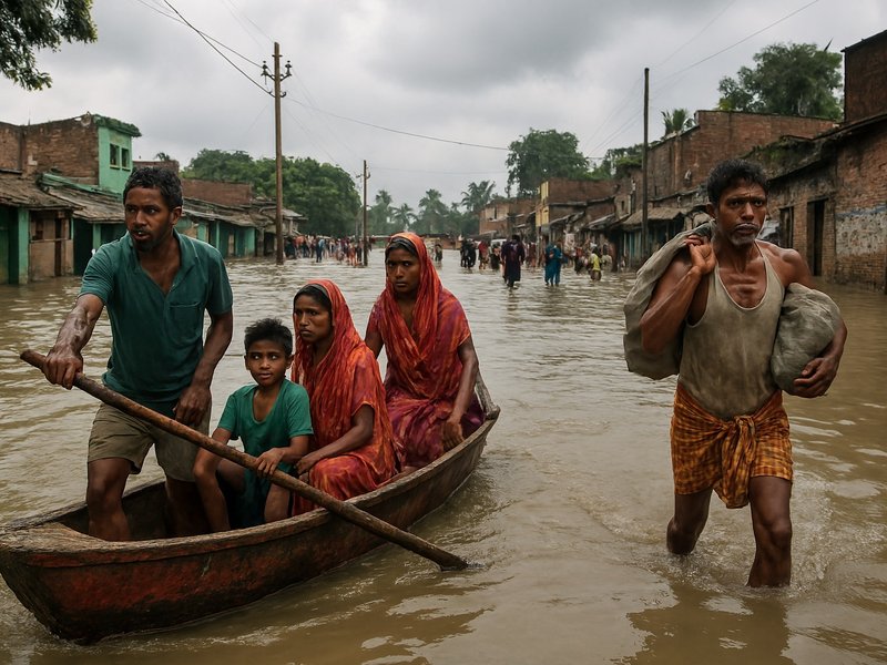 Bihar floods worsen: 12.58 lakh people affected, over 12 dead