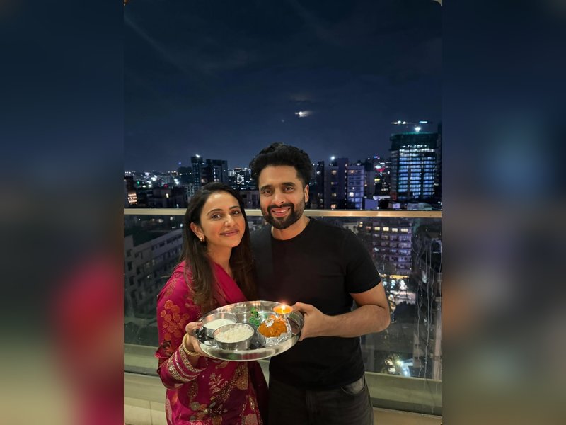 Rakul Preet Singh celebrates her first Kajari Teej with mother-in-law 