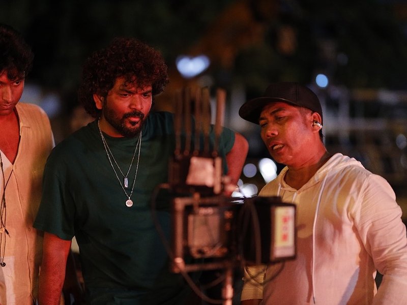 You are a legend, says director Vignesh Shivan to stunt choreographer Peter Hein (Photo Credit: Vignesh Shivan Instagram)