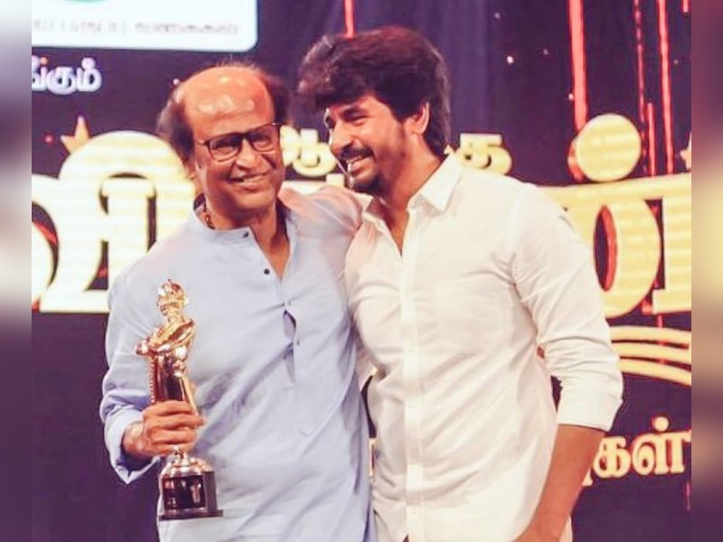 Thank you for inspiring me, says actor Sivakarthikeyan to Rajinikanth	