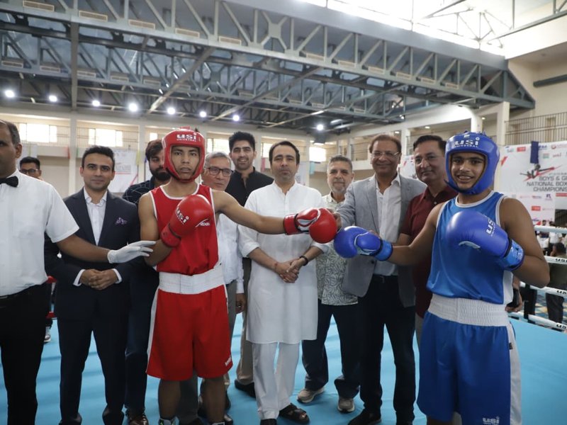 Haryana boys and girls sweep team titles in the 4th Sub Junior (U-15) Boys and Girls National Boxing Championships in Greater Noida on Wednesday. Photo credit: BFI