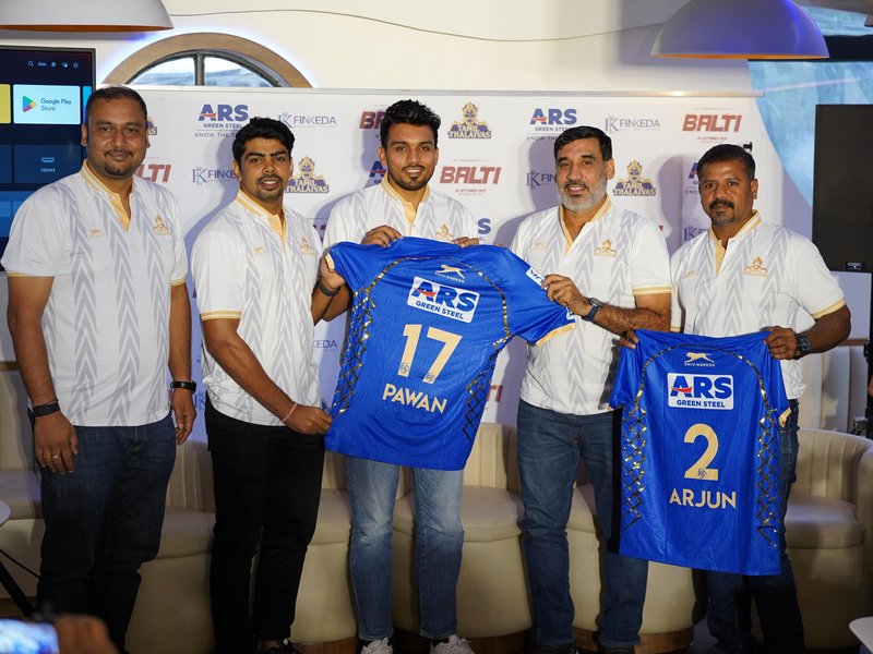 Pawan Sehrawat to captain Tamil Thalaivas, Arjun Deshwal named deputy in Season 12 of the Pro Kabaddi League (PKL). Photo credit: Tamil Thalaivas