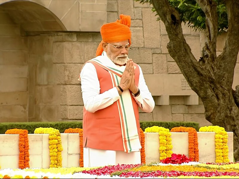 PM Modi, Amit Shah, Rajnath Singh extend greetings to countrymen on 79th Independence Day