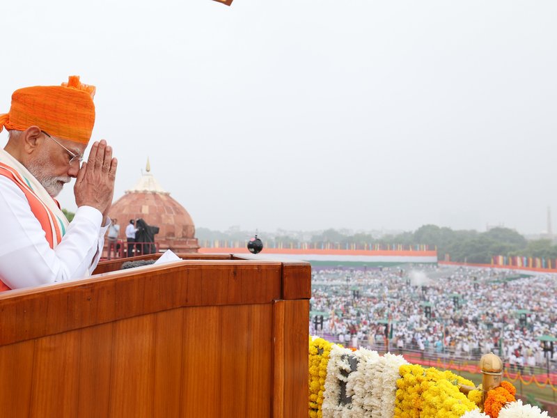 PM Modi tells India’s decade-long growth story in longest ever I-Day speech
