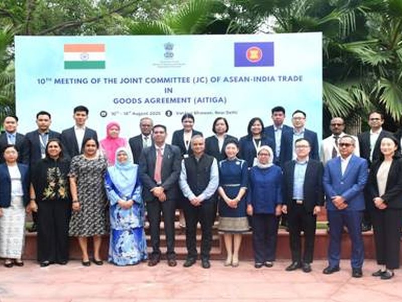 ASEAN nations contribute 11 pc in India's global trade in 2024–25