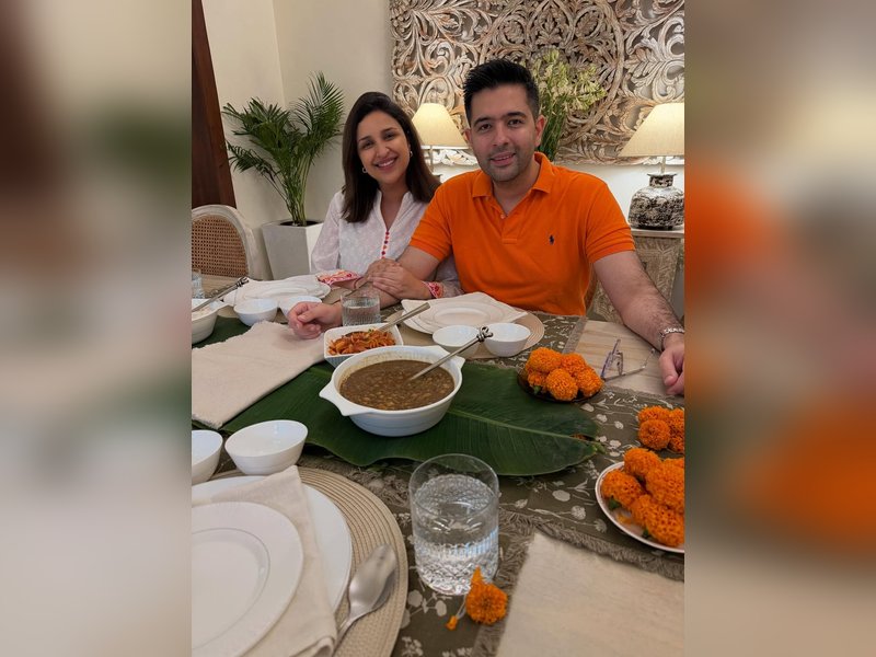 Parineeti Chopra & Raghav Chadha spend Independence Day with an afternoon at home