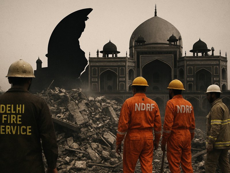 Delhi: 6 killed in roof collapse in unit attached to dargah in Humayun Tomb complex