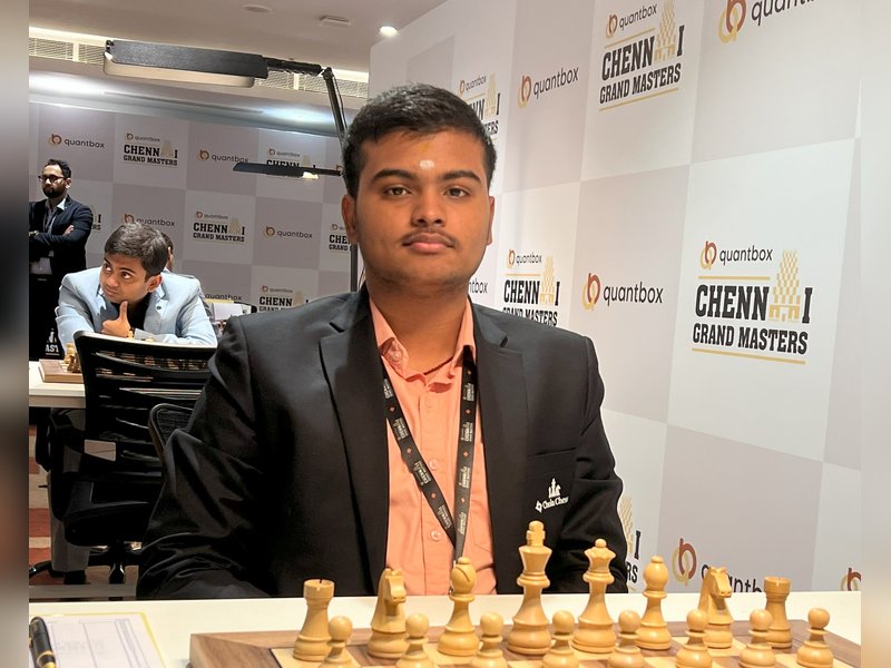 M. Pranesh clinched the crown in Challenger section; Arjun Erigaisi among Masters’ trio of runners-up in the Chennai Grandmasters 2025 in Chennai on Friday. Picture Credit: MGD1