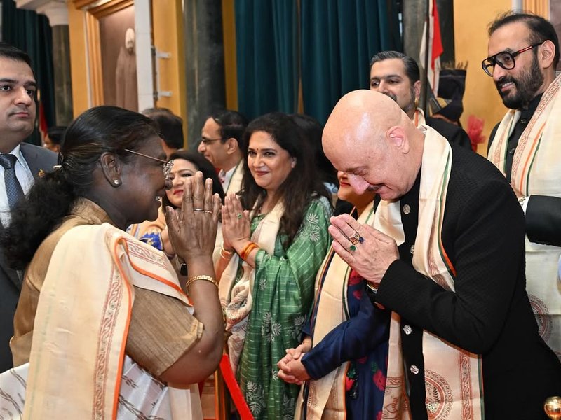 Anupam thanks President Draupadi Murmu for inviting him to Rashtrapati Bhavan: Honoured, Blessed