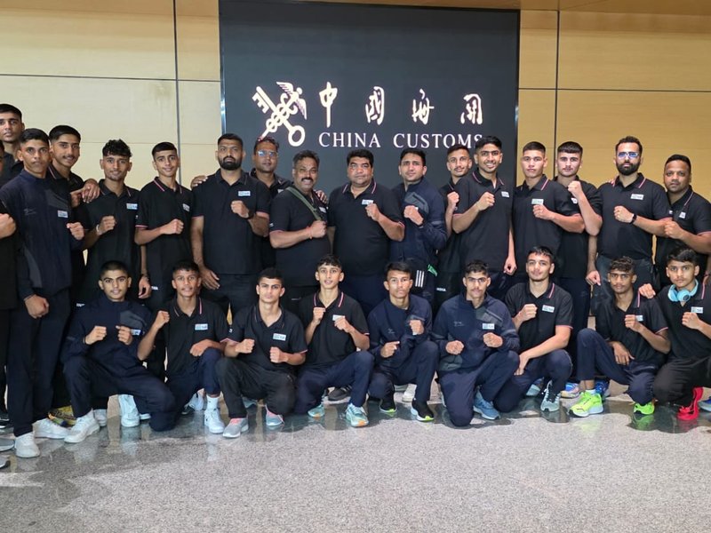Indian boxers arrive in China for International Youth Boxing Gala (Credit: BFI)