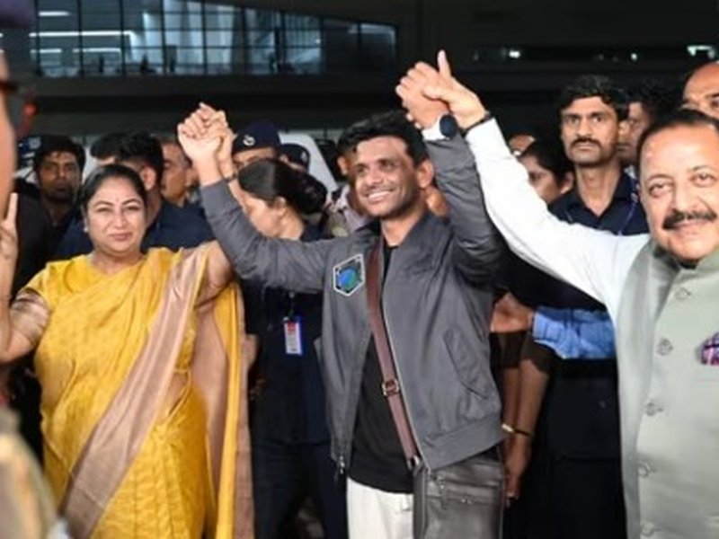 Shubhanshu Shukla accorded hero's welcome on return to India; Parliament plans special discussion on successful space mission tomorrow