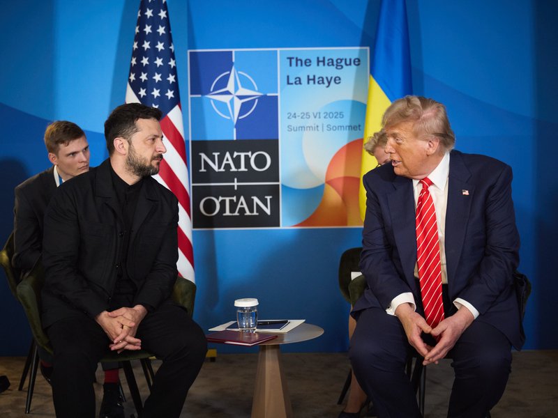 As they prepare to meet, Trump turns pressure on Zelensky saying he should give up territory