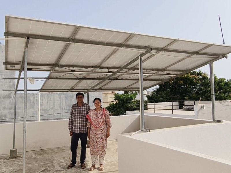 Solar rooftops power homes in Kutch under PM Surya Ghar Yojana
