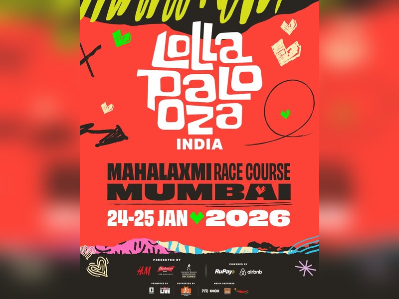 4th edition of Lollapalooza India to be held on January 24 and 25 at Mumbai's Mahalaxmi Racecourse